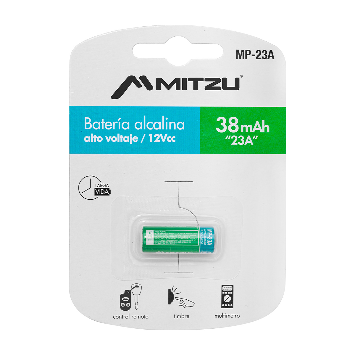 Batería Alcalina 23 A Mp-23a.