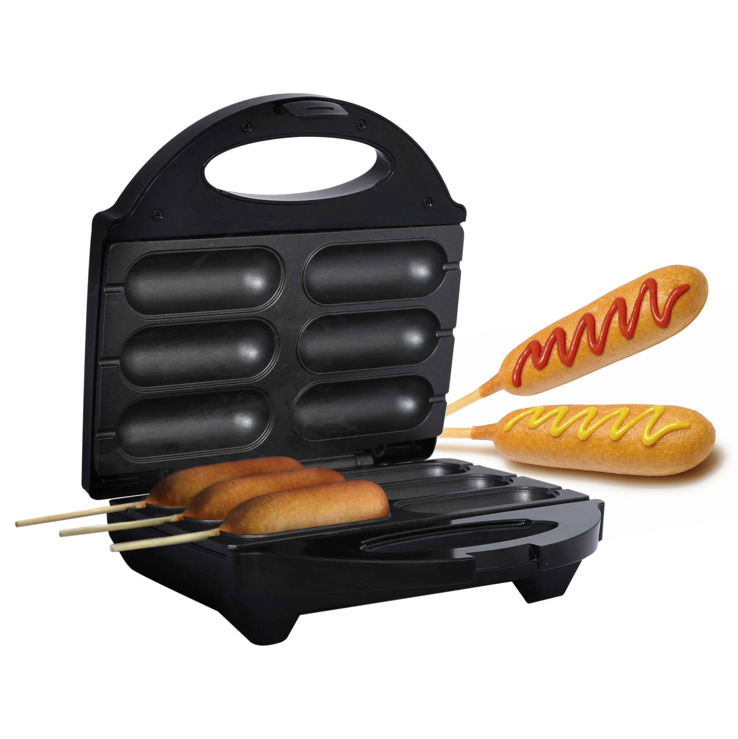 Banderillas Maker Maquina Para 6 Mini Corn Dog Antiadherente