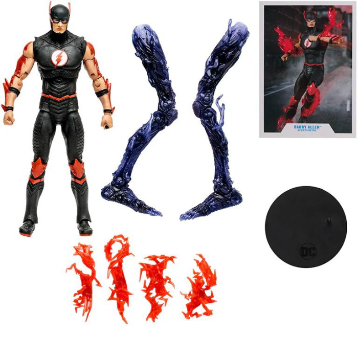 DC Multiverse Barry Allen SPEED METAL BAF Darkest Knight.
