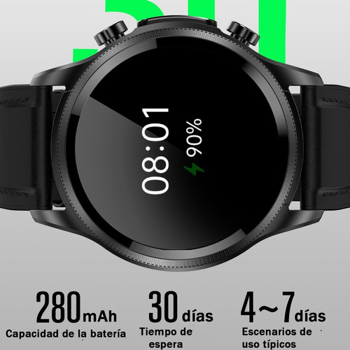 Reloj Inteligente Deportivo Para Glucosa En La Sangre Ecg.