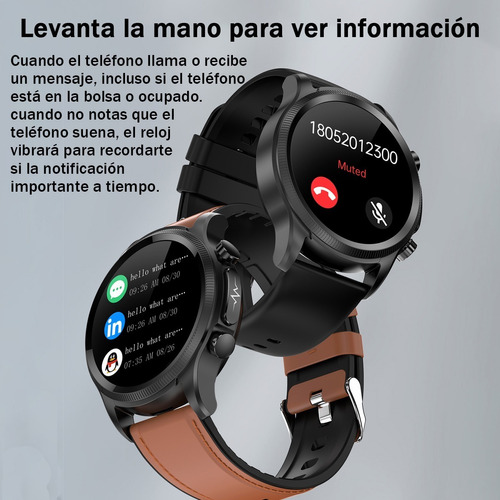 Reloj Inteligente Deportivo Para Glucosa En La Sangre Ecg.