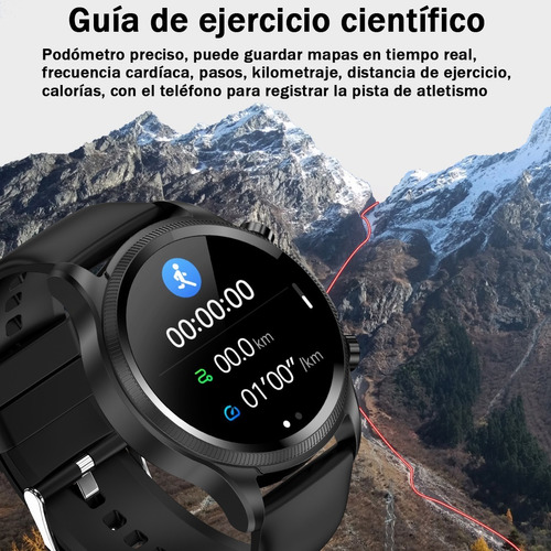 Reloj Inteligente Deportivo Para Glucosa En La Sangre Ecg.