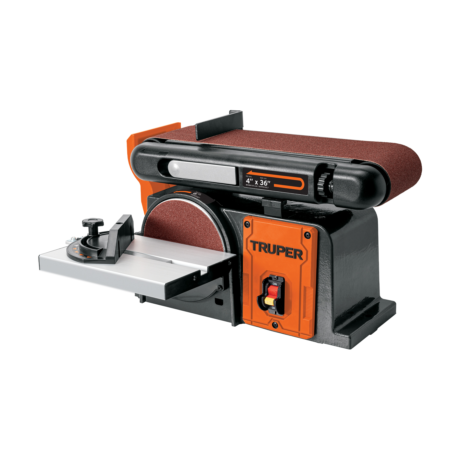 Lijadora de banda y disco Truper 4 x 6c pul 1/2 HP (375 W) 12110