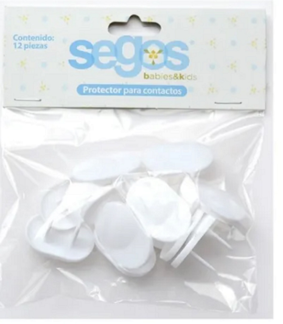Protector Seguro Para Contactos Enchufes Tapa - 12 piezas
