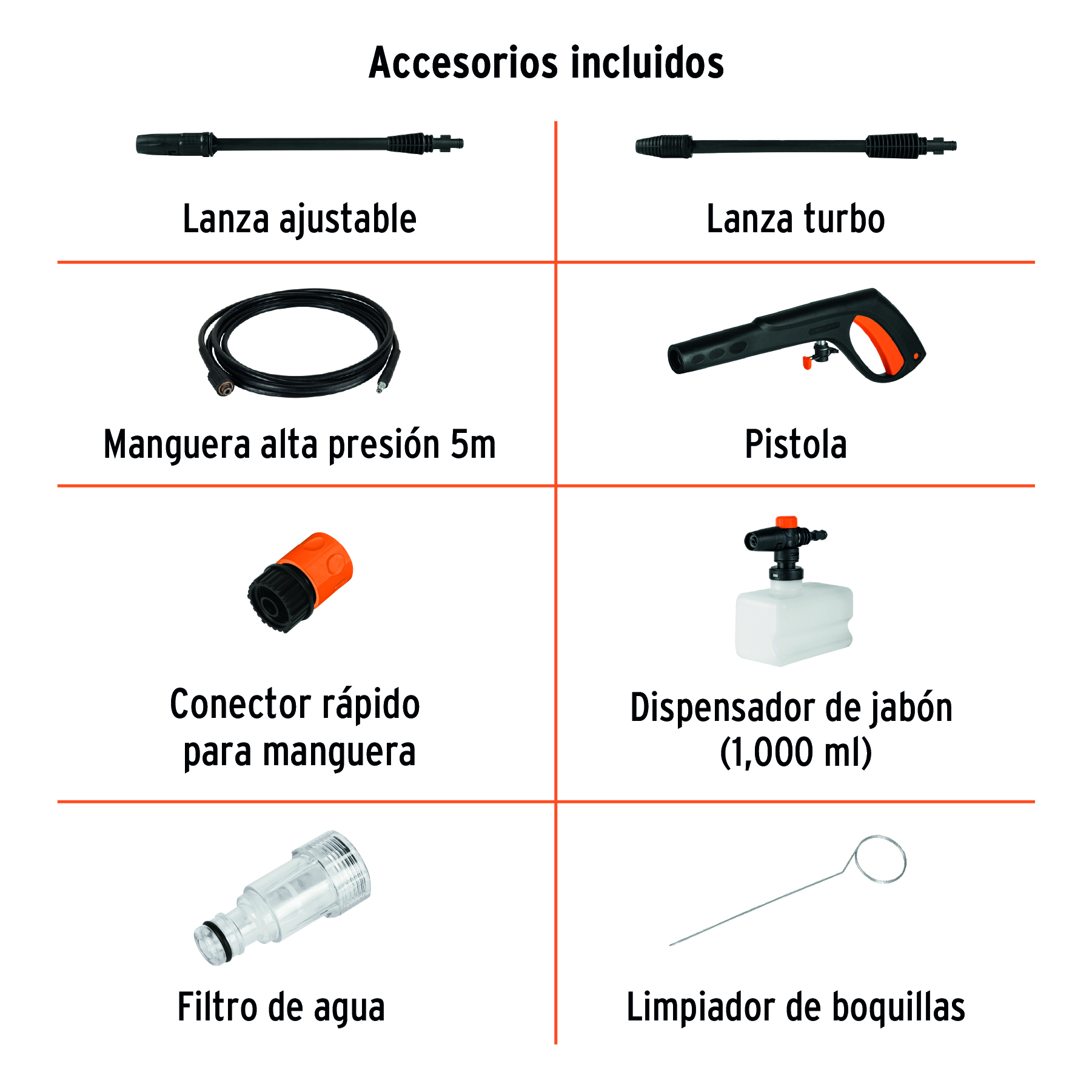 Hidrolavadora eléctrica Truper 2000 PSI 101595