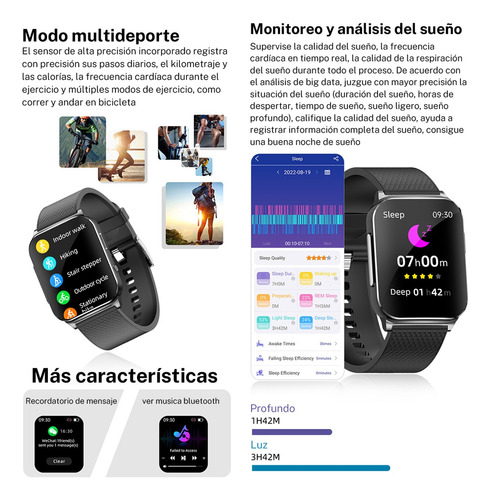 Reloj Inteligente Para Medir La Ritmo Cardiaco Y La Glucos.
