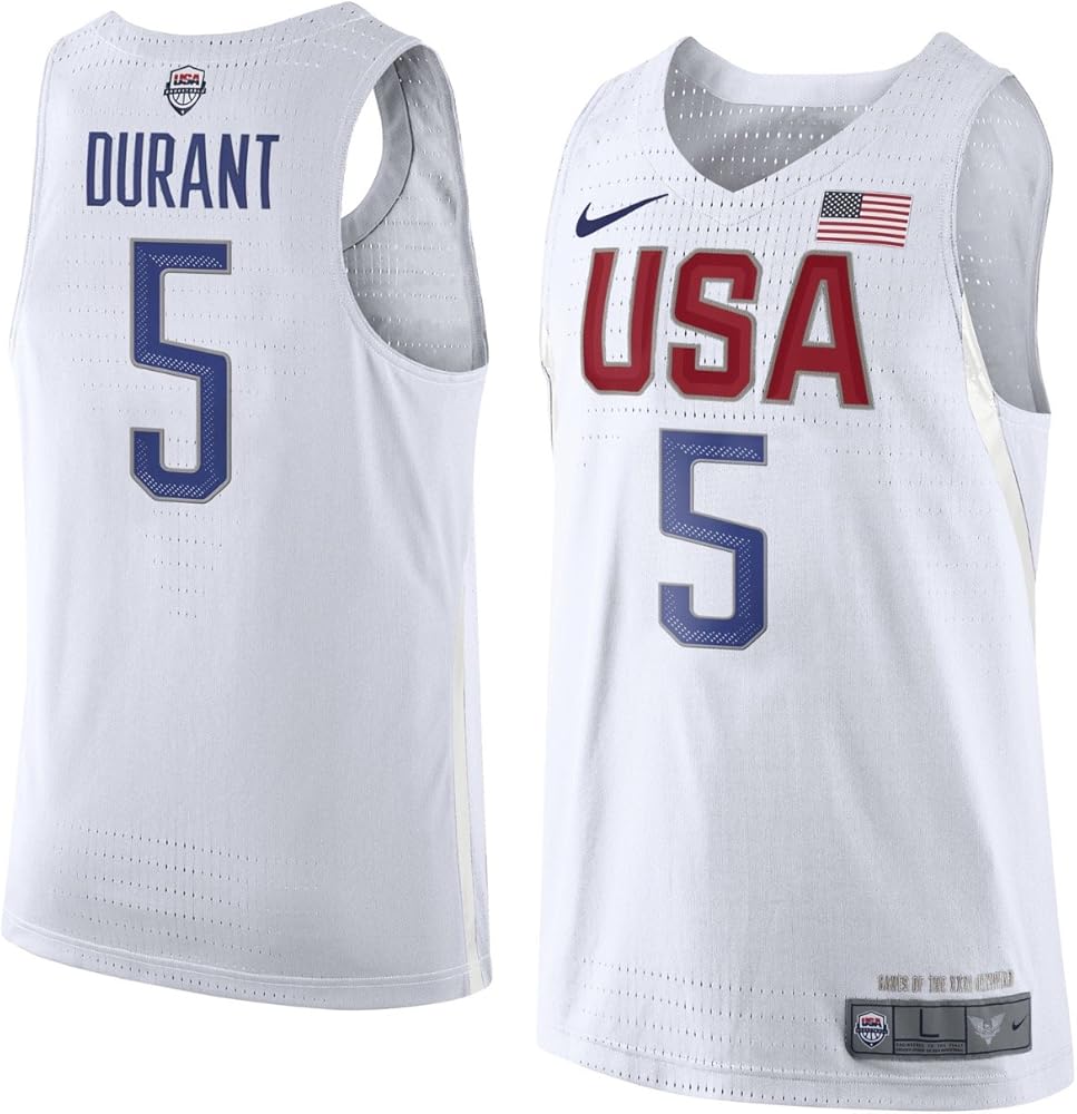 Nuevo! Jersey Dream Team USA Juegos Olimpicos Rio 2016 Jordan 9 Blanco Talla L.