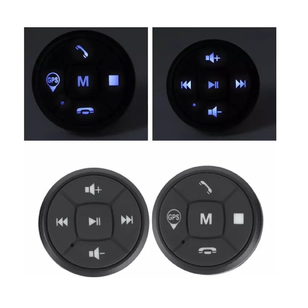 Control De Volante Para Estéreo Con 10 Botones.
