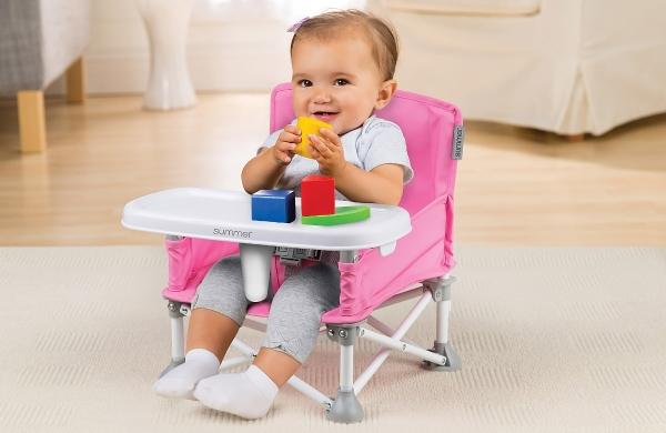 Silla Para Bebé Plegable Summer Pop 'n Sit Ligera Y Plegable Rosa