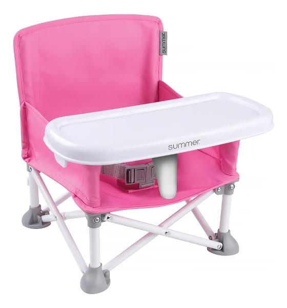 Silla Para Bebé Plegable Summer Pop 'n Sit Ligera Y Plegable Rosa