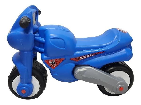 Moto Montable Para Niños Tick Tack Alta Resistencia Sonido Azul