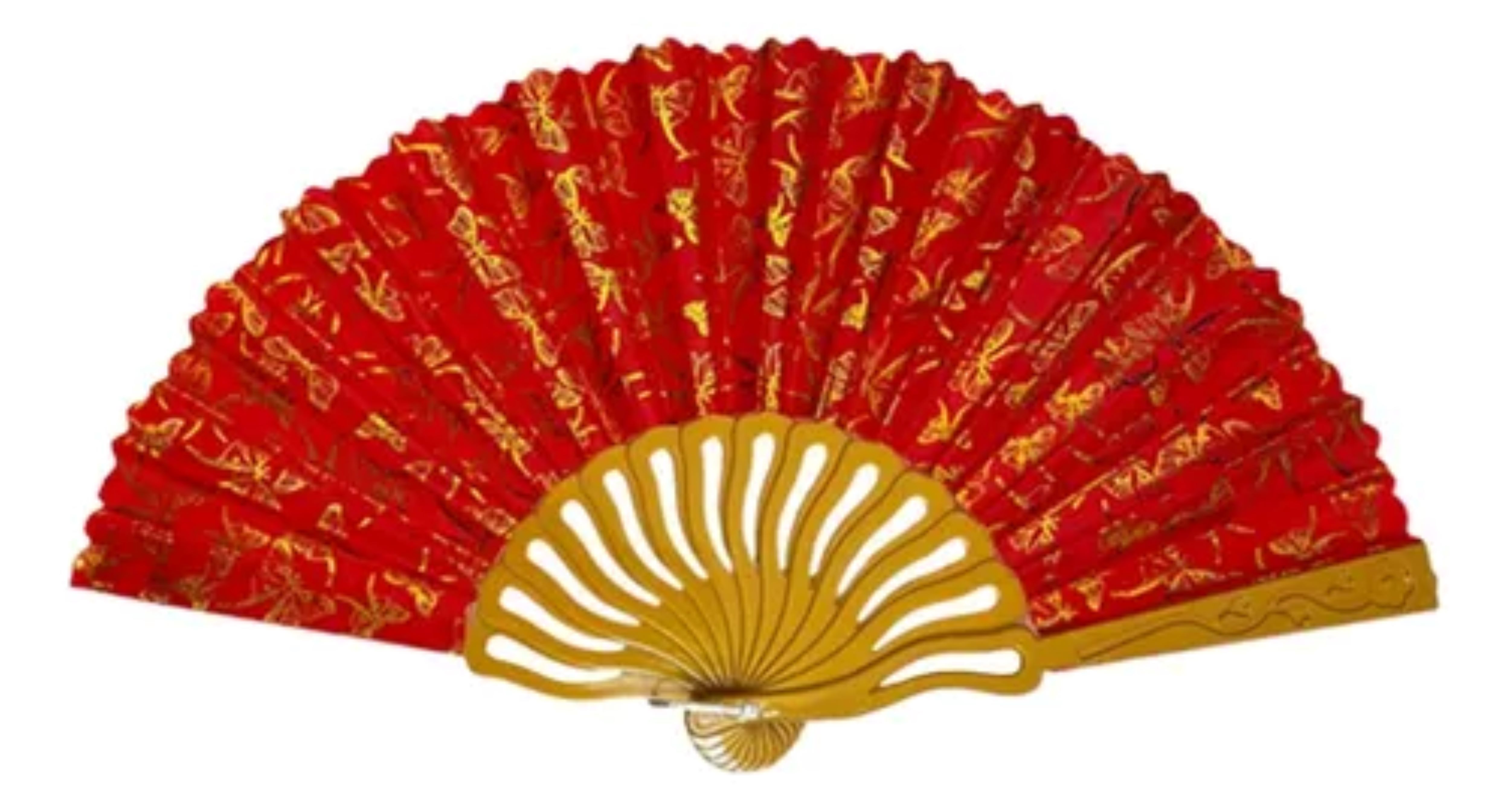 60 Abanico Plástico Oro Tela Recuerdos Boda Bautizo Colores.