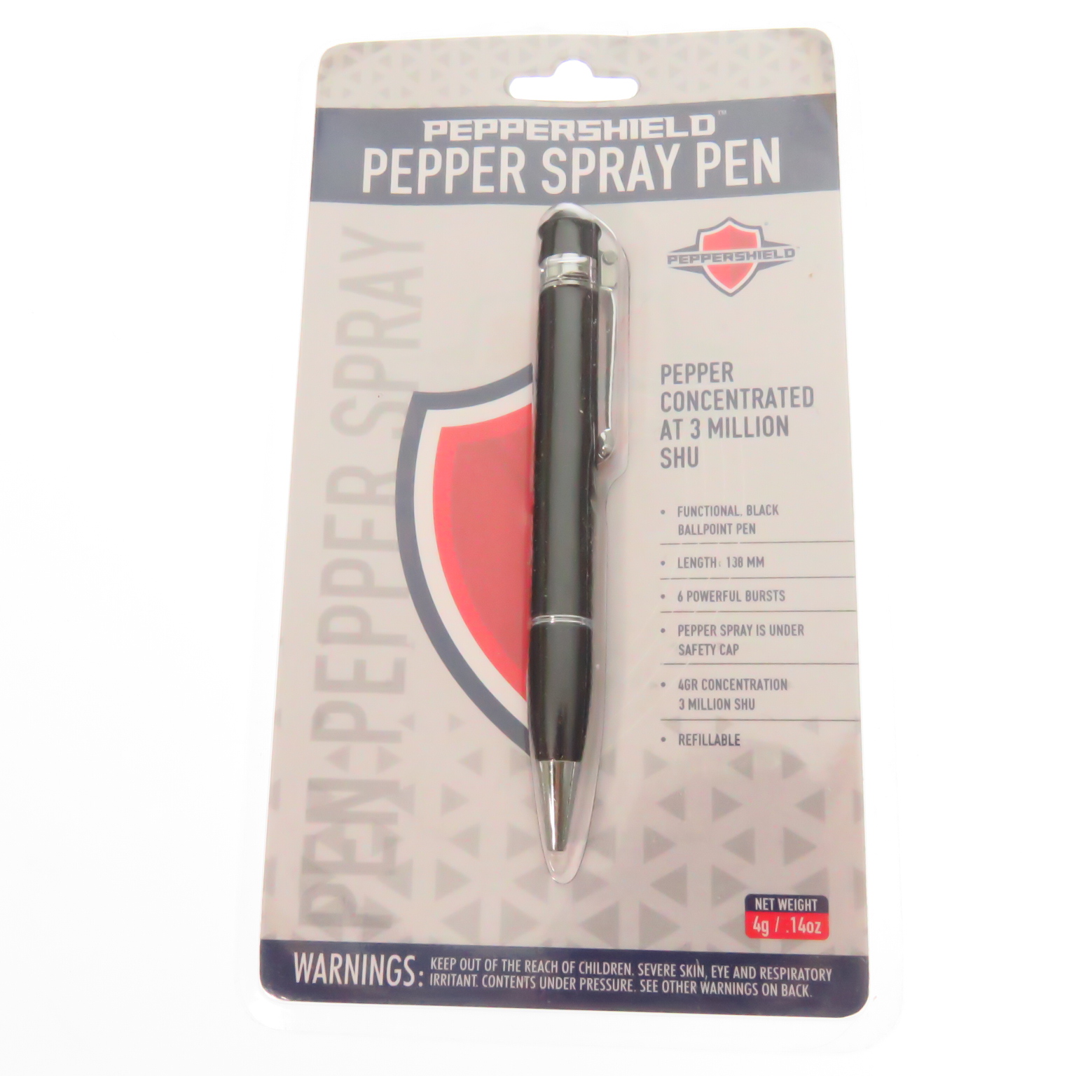 Pspenb Pepershield Pluma Boligrafo Gas Pimienta Defensivo.