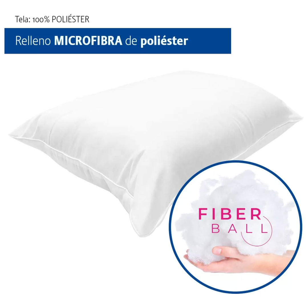 Almohadas 2 pack estándar microfibra media Micro Fibra Extra Suave