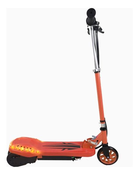 Scooter Patín Eléctrico Eco-forte Con Luces Cd06 120w 12km/h Rojo