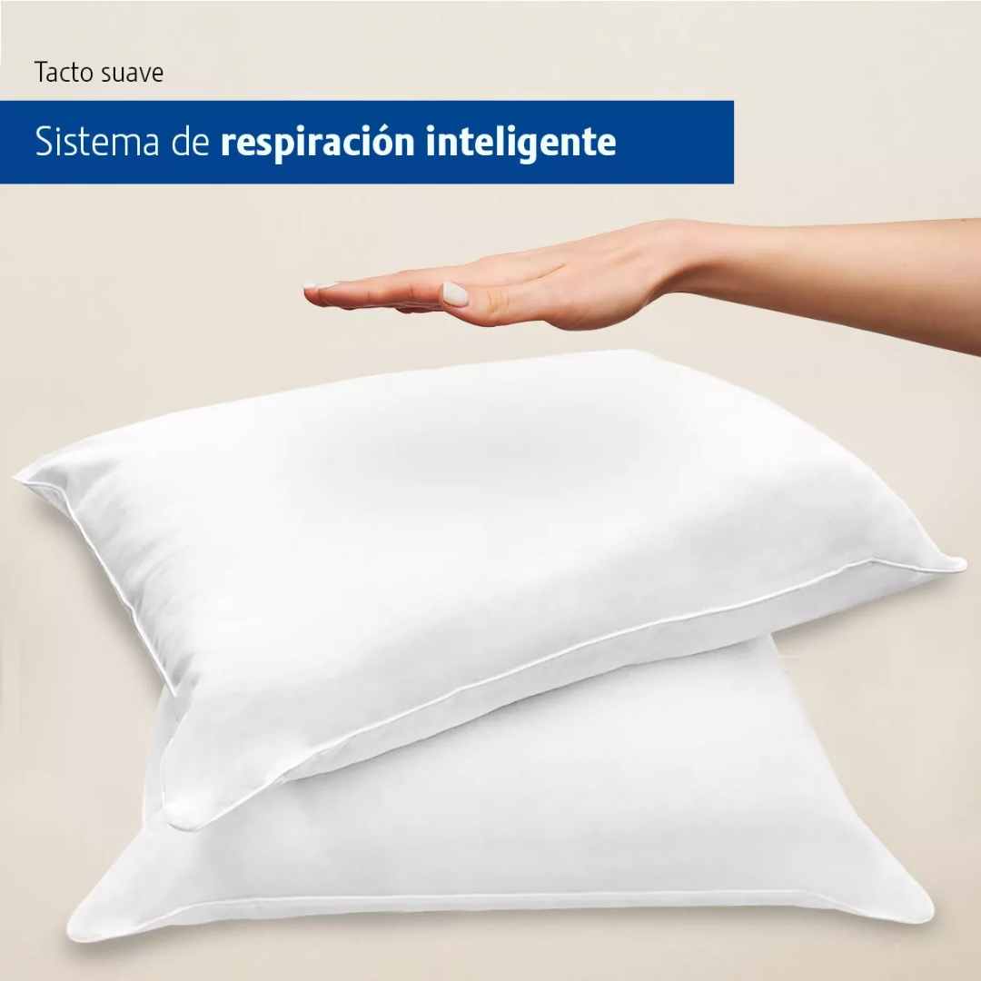 Almohadas 2 pack estándar microfibra media Micro Fibra Extra Suave