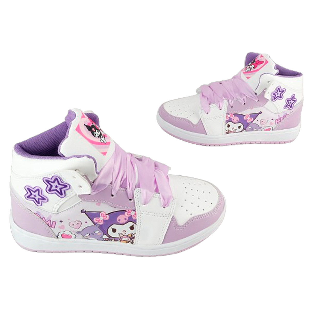 Tenis Niña Kuromi My Melody Moda Deportivo Cosidos 416-n-lbk