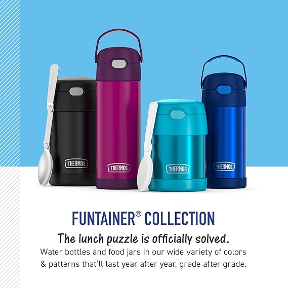 A Thermos Thermos Funtainer Botella de 354.88 ml, Rosado, Rosado, 12 0z, 1 Botella de 354.88 ml, Rosado, Rosado, 12 0z, 1.