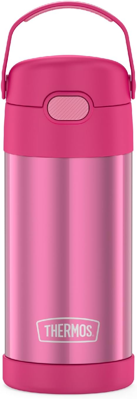A Thermos Thermos Funtainer Botella de 354.88 ml, Rosado, Rosado, 12 0z, 1 Botella de 354.88 ml, Rosado, Rosado, 12 0z, 1.