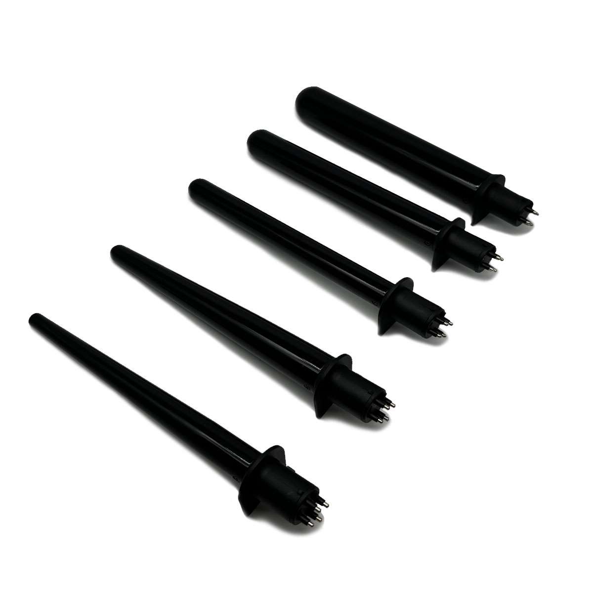 Stylisé Pro 6 en 1 Plancha Alaciadora & Ferros Profesionales Negros.