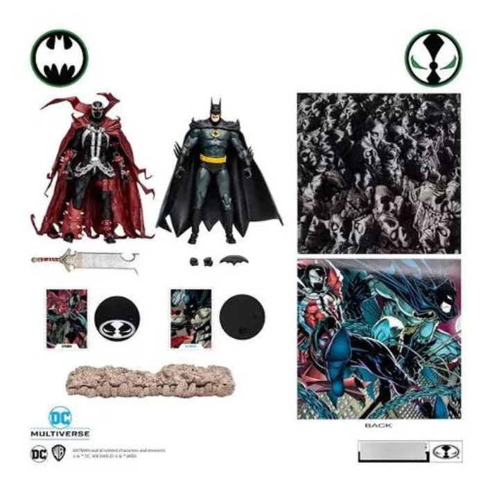 DC Multiverse Batman Spawn 2-Pack.