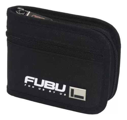 Cartera Billetera Bifold con cierre Unisex Fubu.