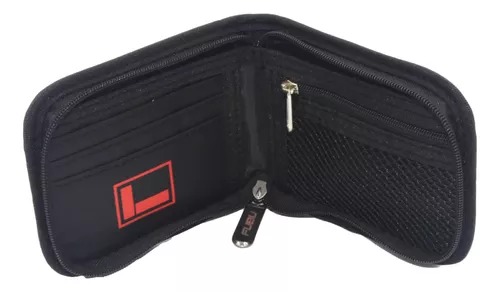 Cartera Billetera Bifold con cierre Unisex Fubu.