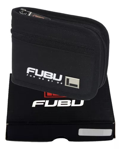Cartera Billetera Bifold con cierre Unisex Fubu.