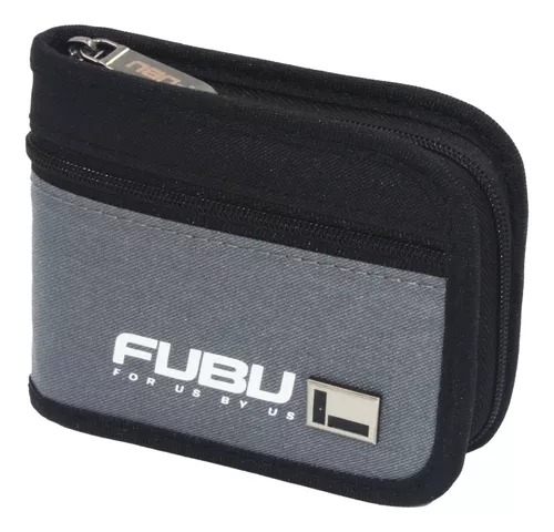 Cartera Billetera Bifold con cierre Unisex Fubu.