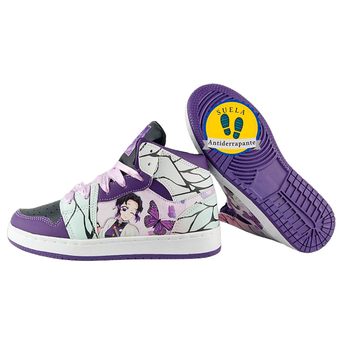 Tenis Shinobu Kocho Demon Slayer Deportivo Cosidos 416-a-ms.