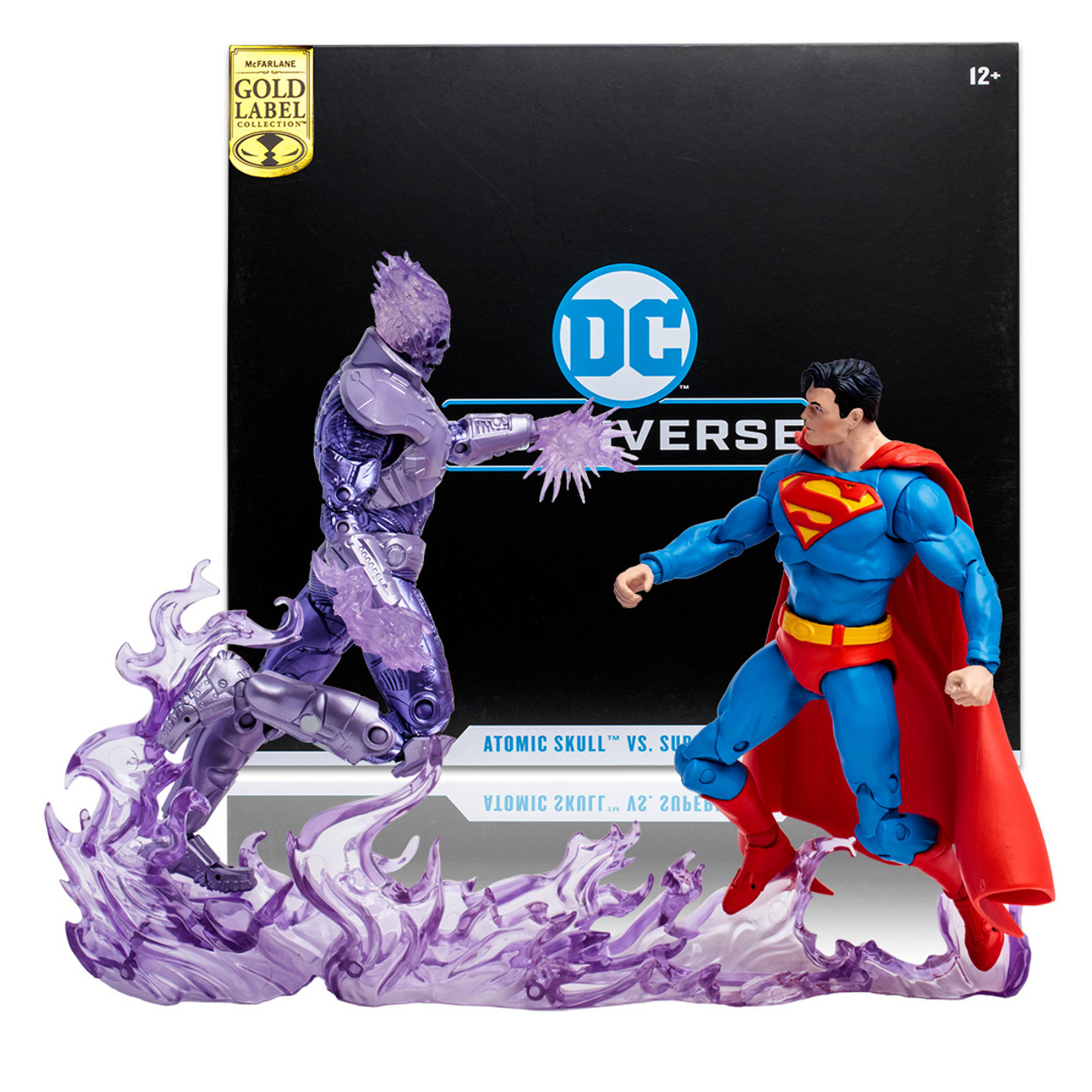 DC Multiverse Atomic Skull vs. Superman Gold Label.