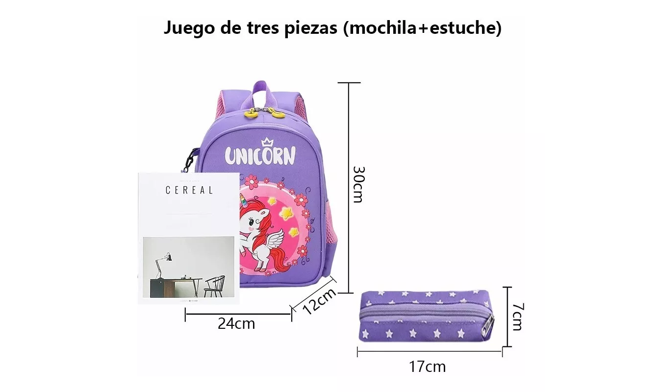 M Mochilas Infantiles Mochila Escolar Con Gran Capacidad.