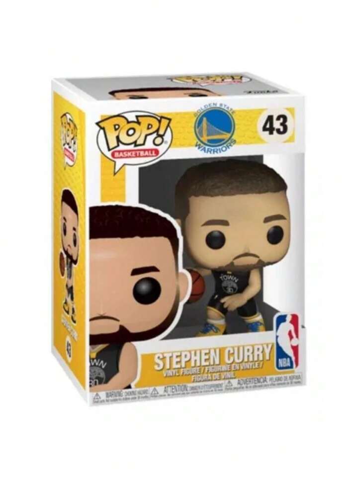 Funko Pop! NBA Golden State Warriors: Stephen Curry #43