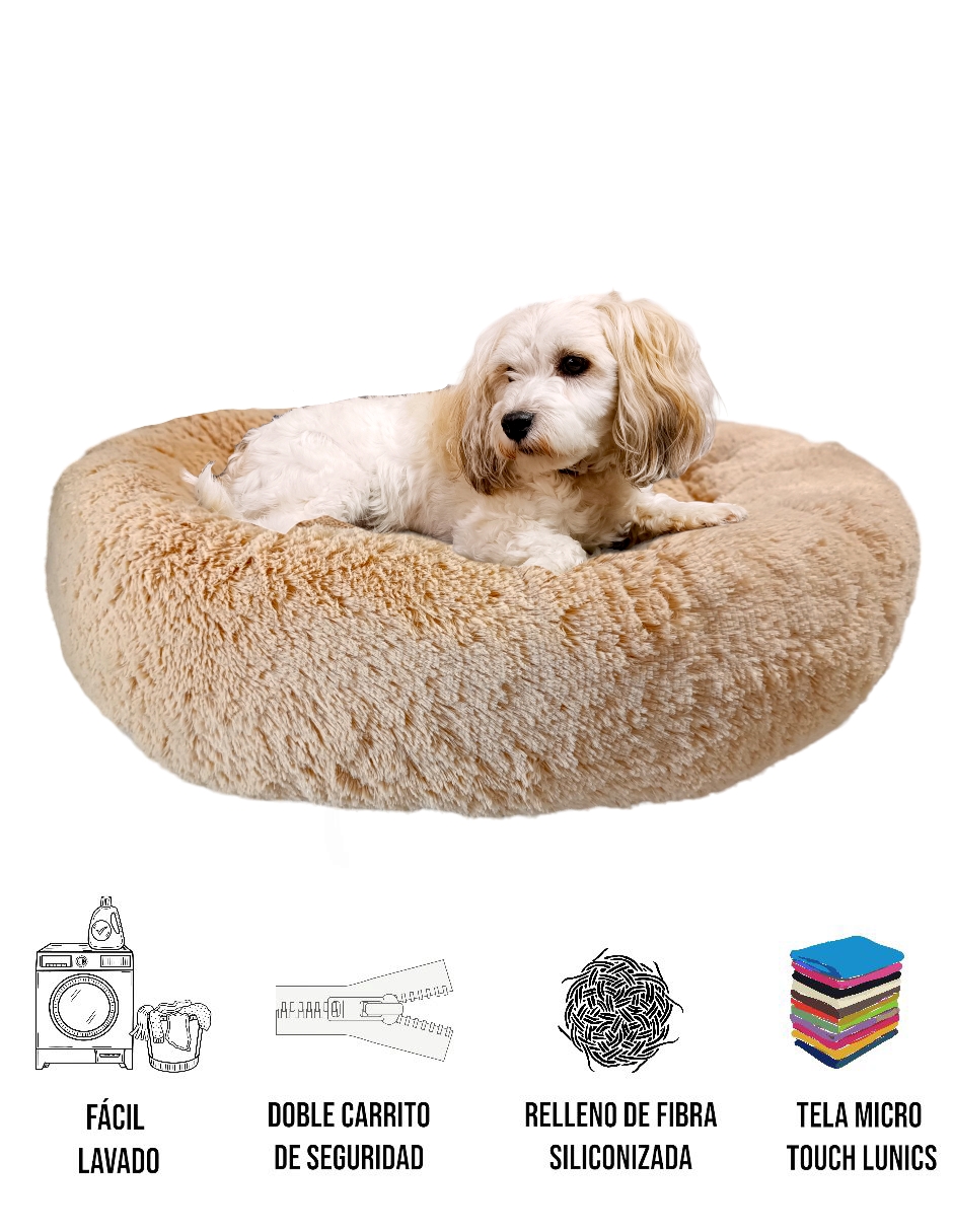 Cama para perro o gato de Peluche Confortable, Tres Tamaños, Color