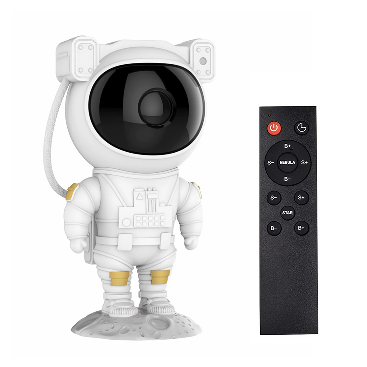Astronauta proyector de estrellas con bocina bluetooth galaxias luz nebulosa luz nocturna