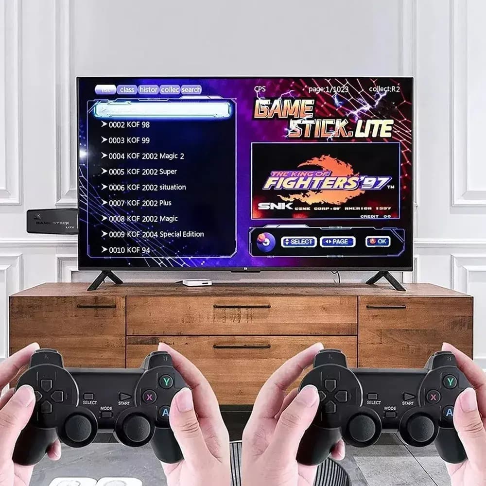 Consola De Video Juegos Retro 4k Con Controles Inalambricos