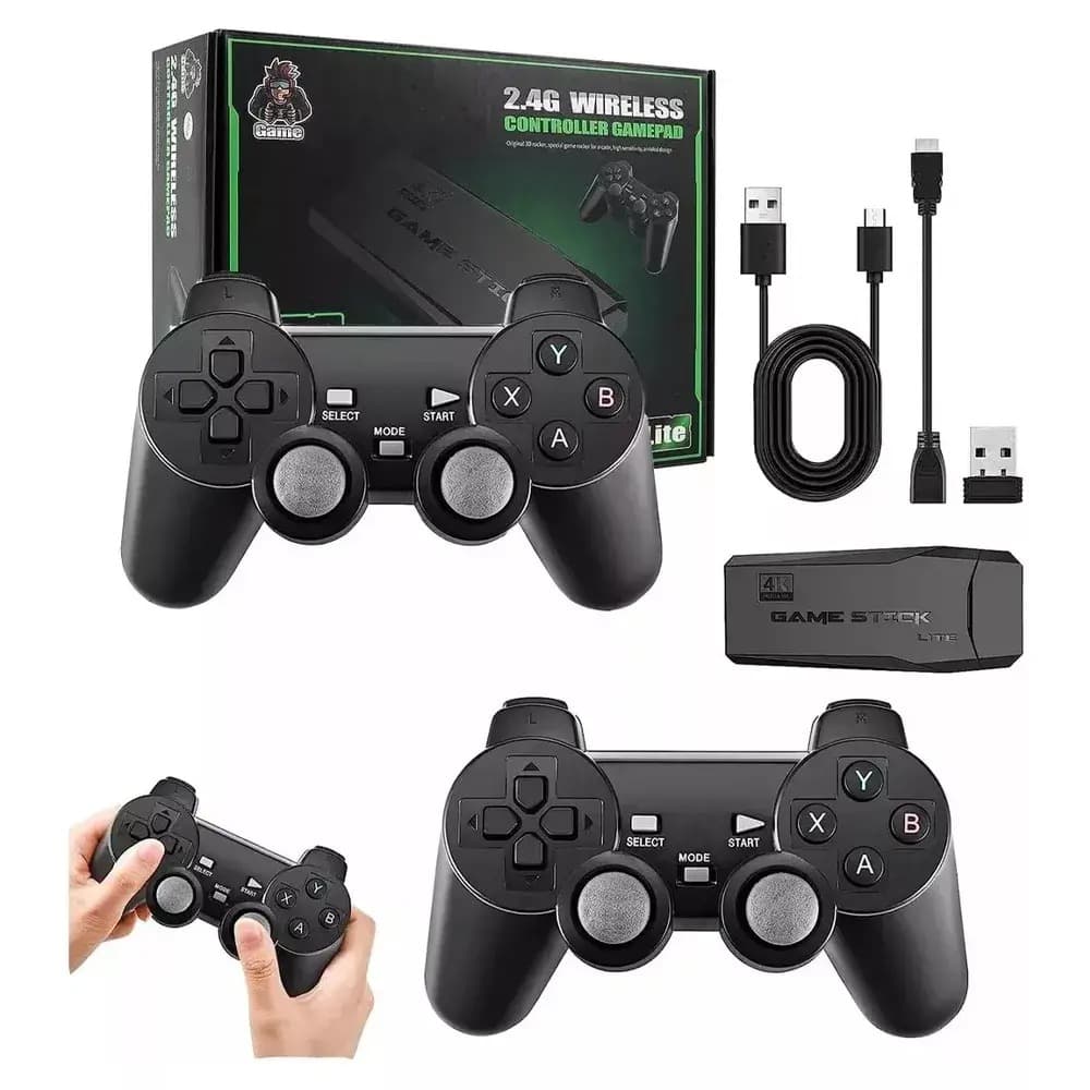 Consola De Video Juegos Retro 4k Con Controles Inalambricos