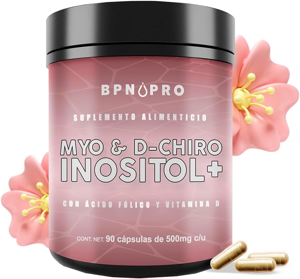 Myo-inositol D-chiro Puro Acido Folico Vitamina D3 Sin Sabor.