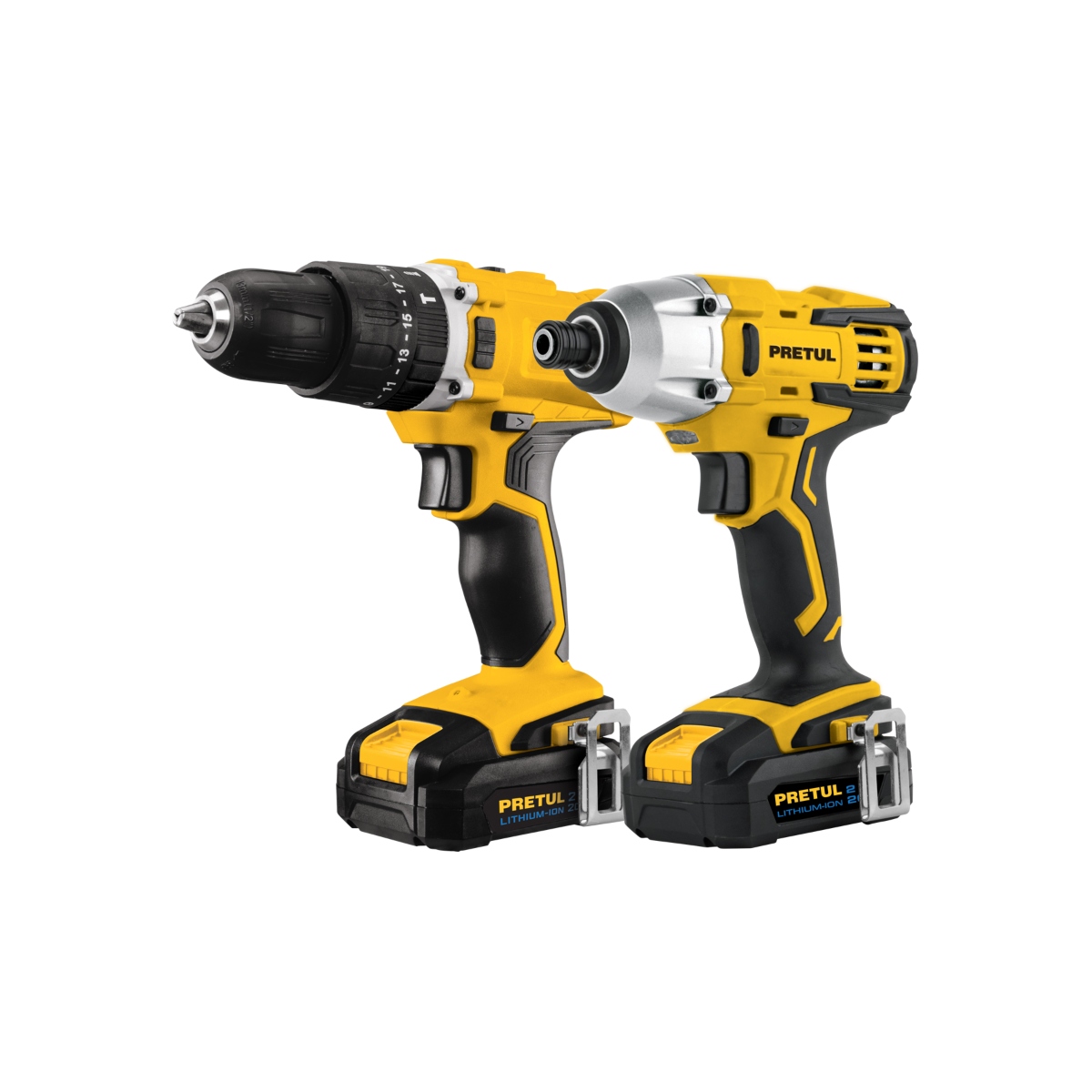 Combo Truper Rotomartillo + Destornillador Impacto Inal. 20V, Pretul ENDY10.