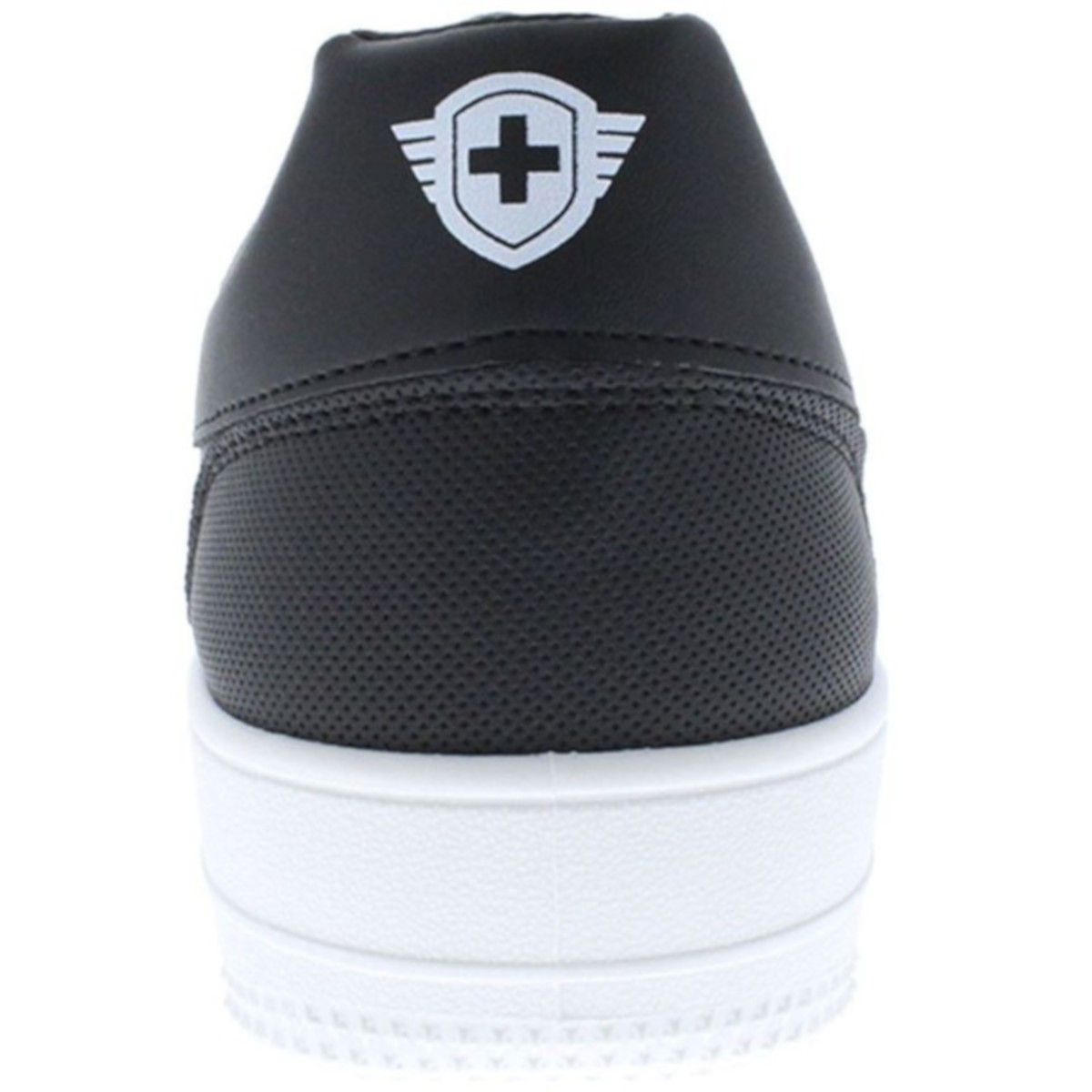 Tenis Swiss Navy Casual para Hombre - Negro c/suela blanca