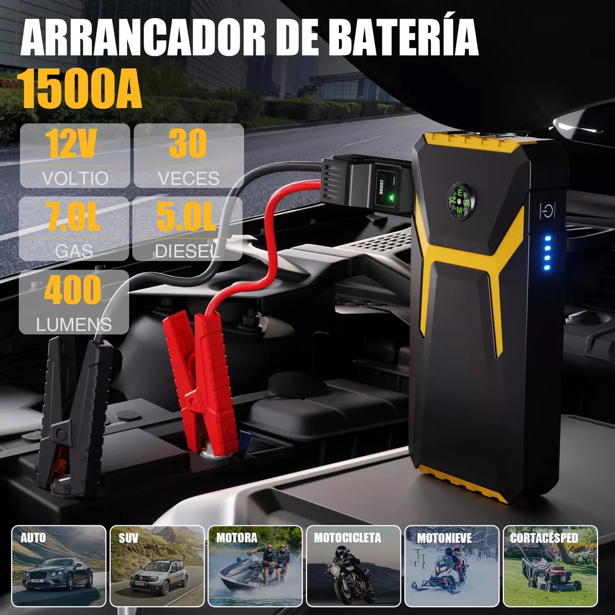 Arrancador De Batería Vtoman V6.
