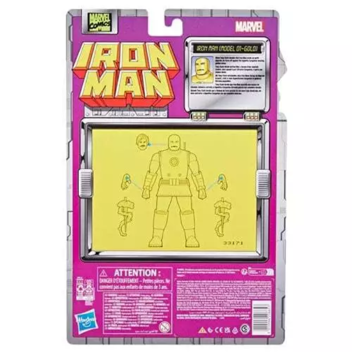 Marvel Legends Series Iron Man Comics Iron Man (Model 01-Gold).