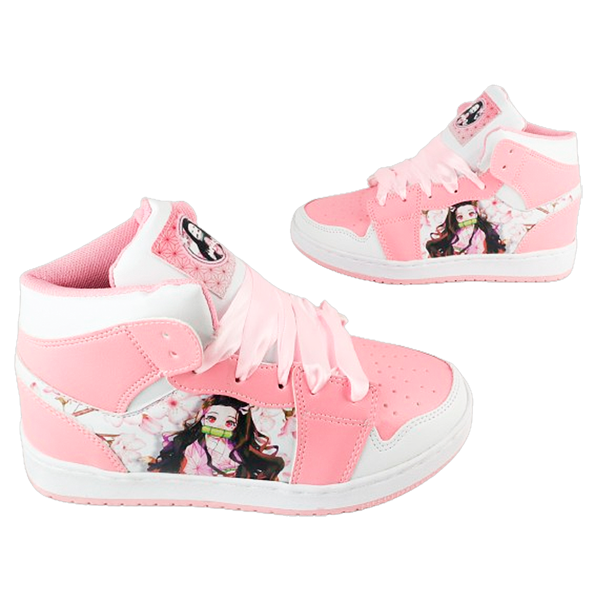 Tenis Nezuko Kamado Demon Slayer Deportivo Cosidos 416-n-rbn