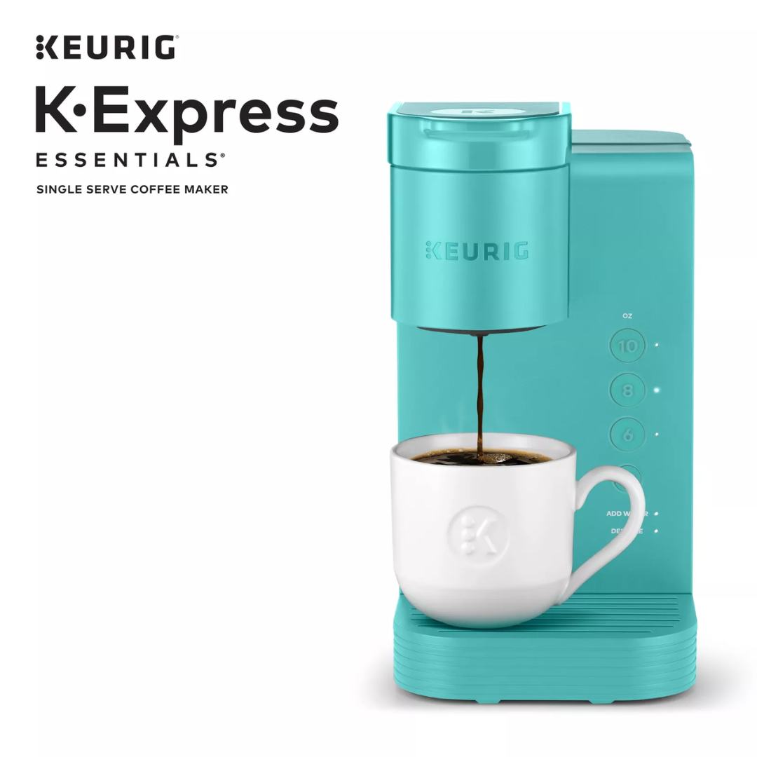 Cafetera de Cápsulas Keurig K-Express Essentials, Compacta y Moderna para Hogar u Oficina.