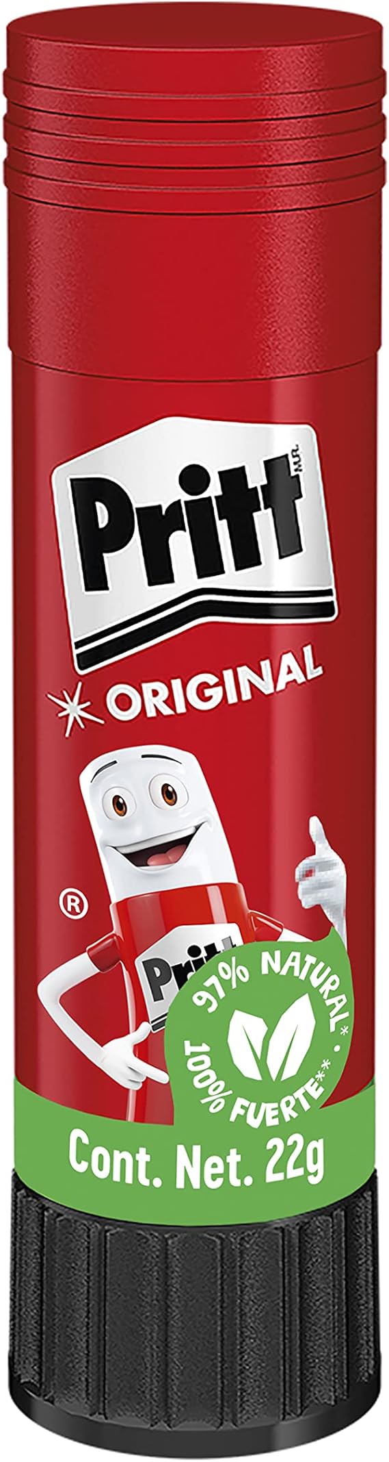 A Lápiz adhesivo marca Pritt, es un pegamento seguro para niños, ideal para útiles escolares y manualidades, adhesivo resistente para oficina y papelería, pegamento Pritt, 22g.