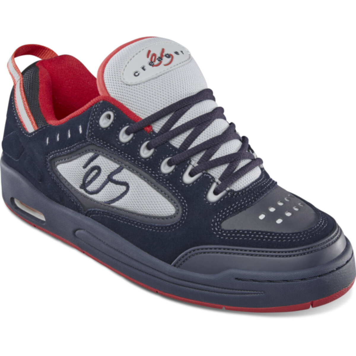 Tenis ES CREAGER NAVY GREY RED 410 para Skateboarding.