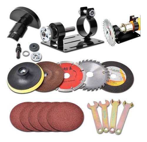 Kit Taladro Esmeriladora Pulidora Cortadora Discos 21 Pzs.