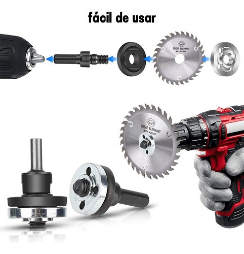 Kit Taladro Esmeriladora Pulidora Cortadora Discos 21 Pzs.