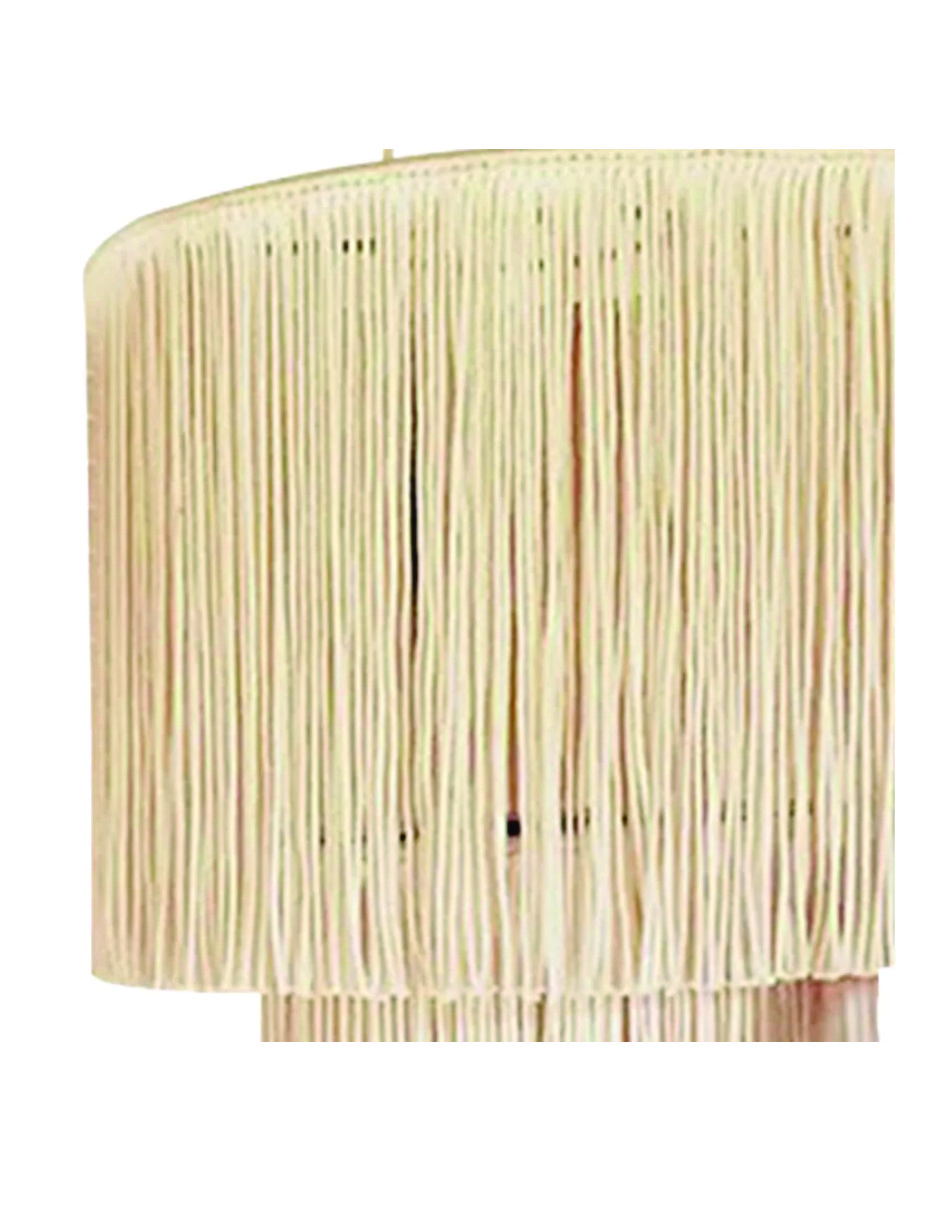 Lampara De Techo Macramé Boho Moda Tulum 