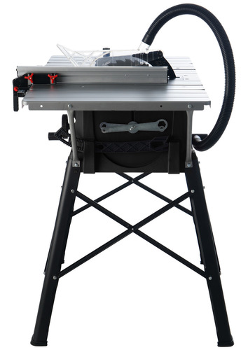 Sierra de mesa 10 Pulgadas 1800w DB-TS10 con colecta polvo 2 Hp corte angular con Extensiones Color negro.